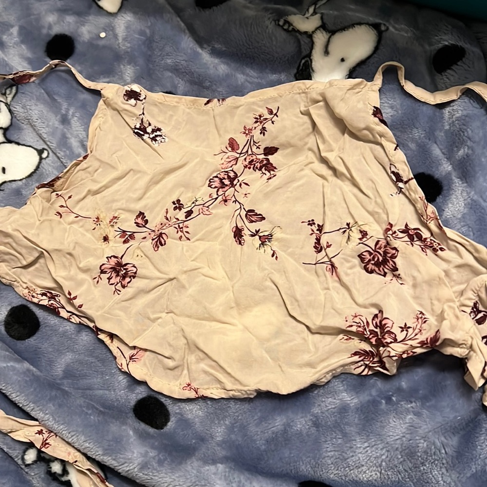 Brandy Melville wrap crop top